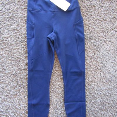 NWT Fabletics The Oasis Pureluxe Navy Blue Legging Polyester/Elastane Women's S